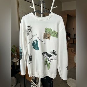 DENIM & FLOWER Ricky Singh Alternative Culture Sweatshirt - Size: M